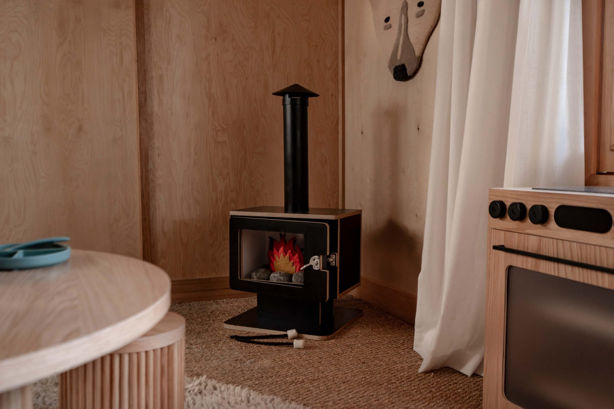 Wooden Play Fireplace β Imaginative Indoor Pretend Play