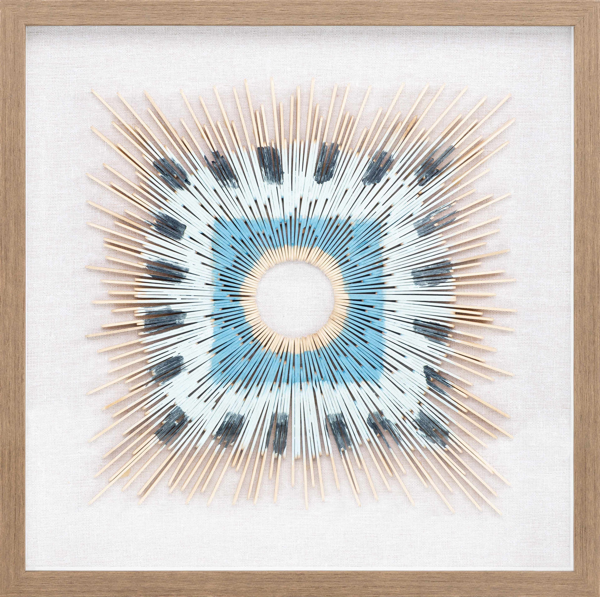 Yenice Natural Wood Geometric Wall Art Set Of Two-Decor-Parc Decor