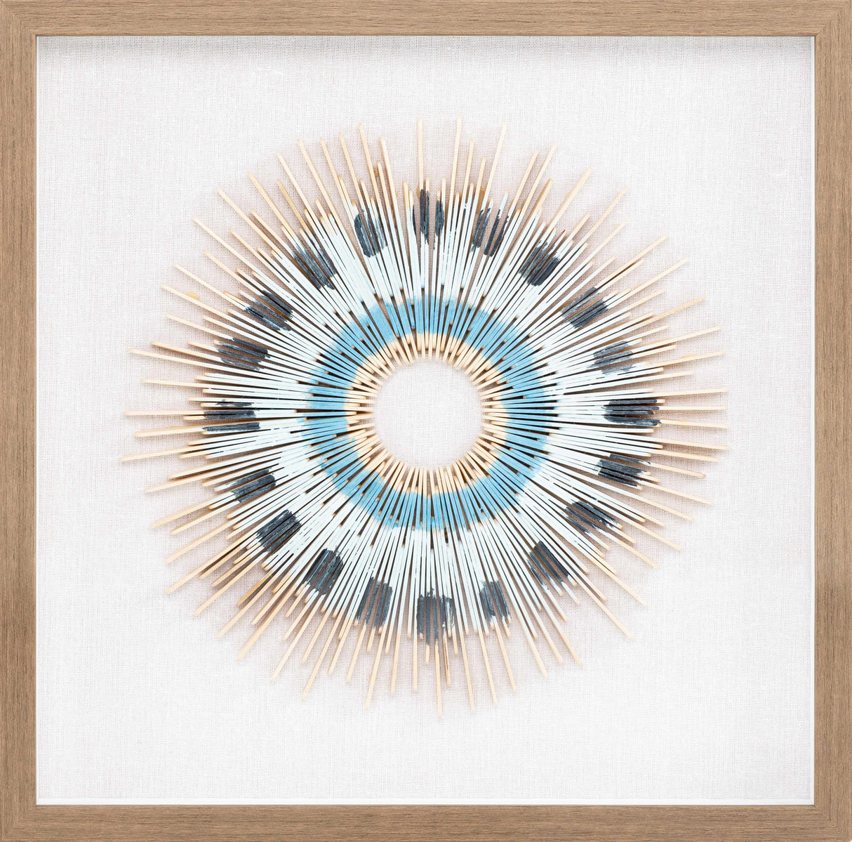 Yenice Natural Wood Geometric Wall Art Set Of Two-Decor-Parc Decor