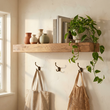 Wall Hooks & Floating Shelves