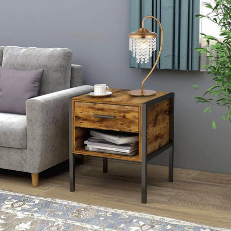 1-Light Golden Modern Table Lamp with Crystal Shade-Parc Decor