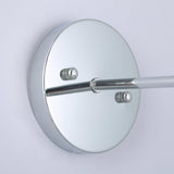 1-Light Modern Silver Wall Scone Light-Parc Decor