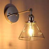 1-Light Modern Silver Wall Scone Light-Parc Decor