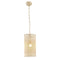 1-Light Wooden Beads Farmhouse Beige Dry Rated Island Pendant Lighting-Parc Decor
