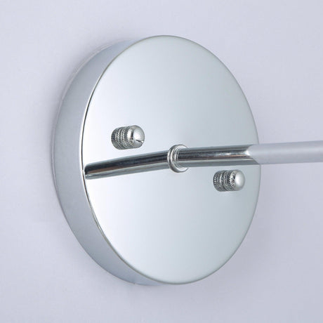 1-Light Modern Silver Wall Sconce Light-Parc Decor