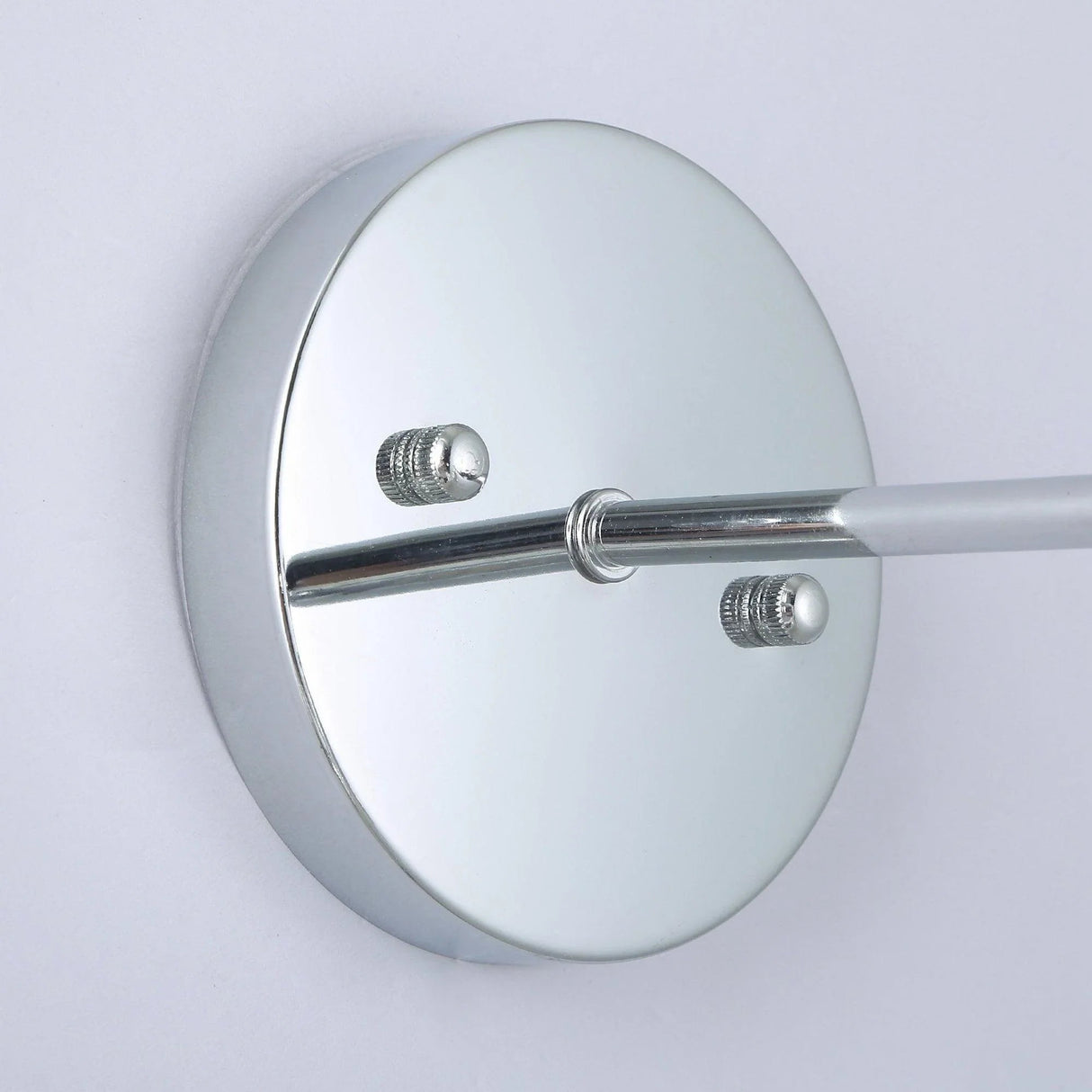 1-Light Modern Silver Wall Scone Light