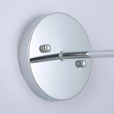 1-Light Modern Silver Wall Scone Light