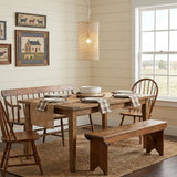 1-Light Wooden Beads Farmhouse Beige Dry Rated Island Pendant Lighting