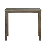 1 Traditional Breakfast Dining Table Set with 2 Stools for Apartment