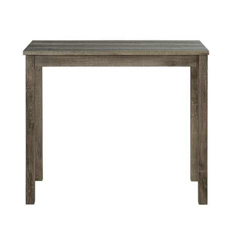 1 Traditional Breakfast Dining Table Set with 2 Stools for Apartment