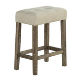 1 Traditional Breakfast Dining Table Set with 2 Stools for Apartment