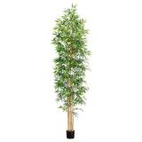 10’ Artificial Bamboo Tree with Real Bamboo Trunks-Tree-Parc Decor