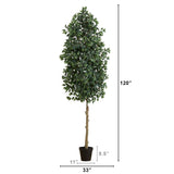 10’ Artificial Ficus Tree-Tree-Parc Decor