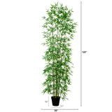 10’ Artificial Green Bamboo Tree-Tree-Parc Decor
