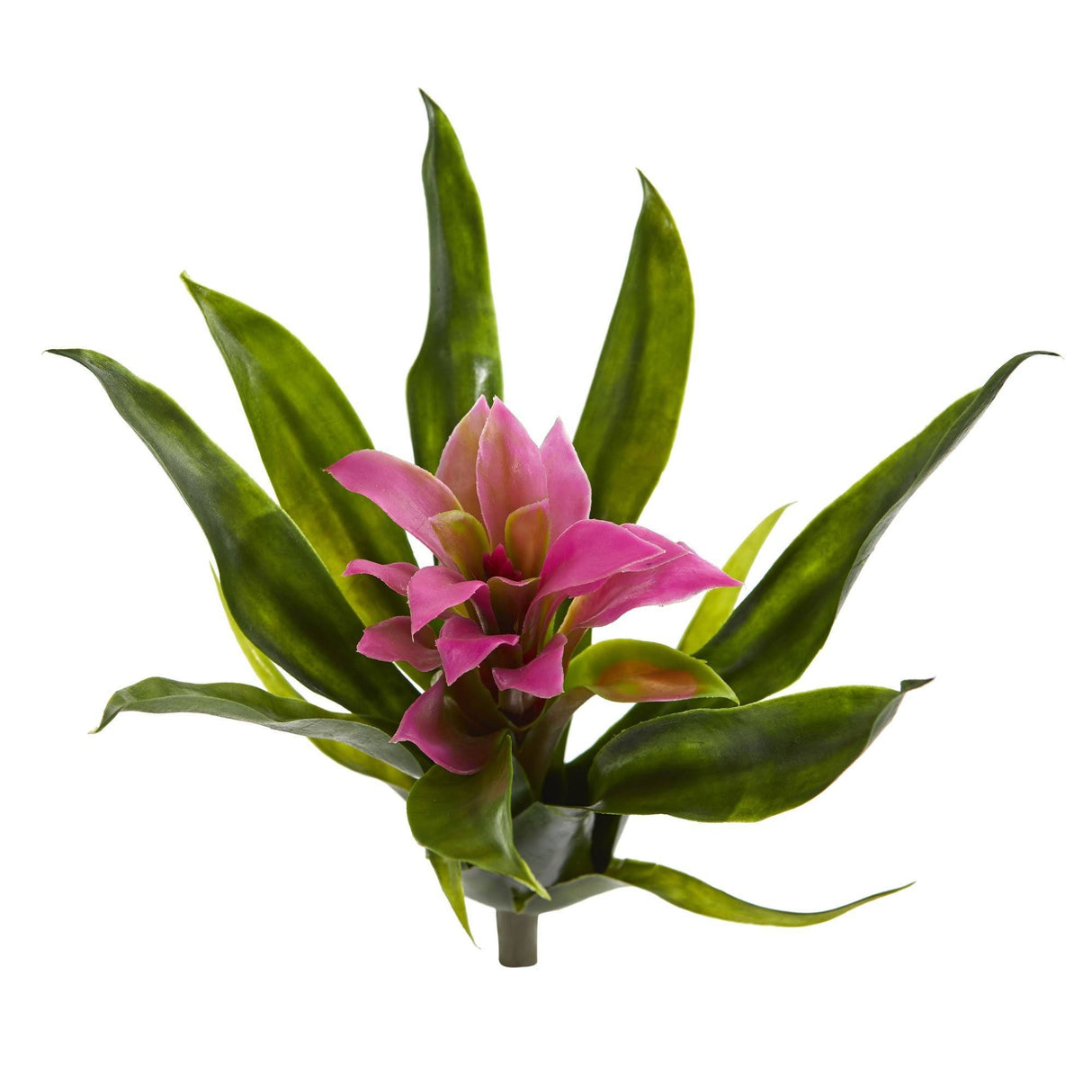10” Bromeliad Artificial Flower (Set of 6)-Stem-Parc Decor