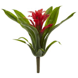 10” Bromeliad Artificial Flower (Set of 6)-Stem-Parc Decor
