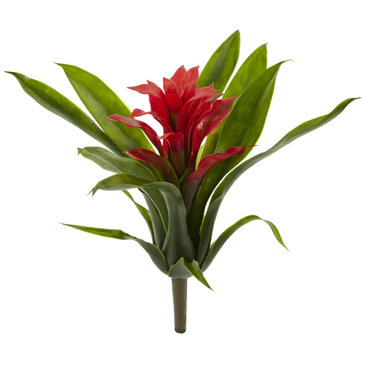 10” Bromeliad Artificial Flower (Set of 6)-Stem-Parc Decor