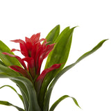 10” Bromeliad Artificial Flower (Set of 6)-Stem-Parc Decor