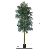 10’ Double Stalk Golden Cane Artificial Palm Tree-Tree-Parc Decor