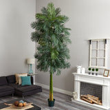 10’ Double Stalk Golden Cane Artificial Palm Tree-Tree-Parc Decor
