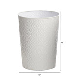10” Embossed Tin Planter