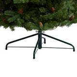 10’ Fraser Fir Artificial Christmas Tree with 780 LED Lights and 2327 Bendable Branches-Christmas Tree-Parc Decor