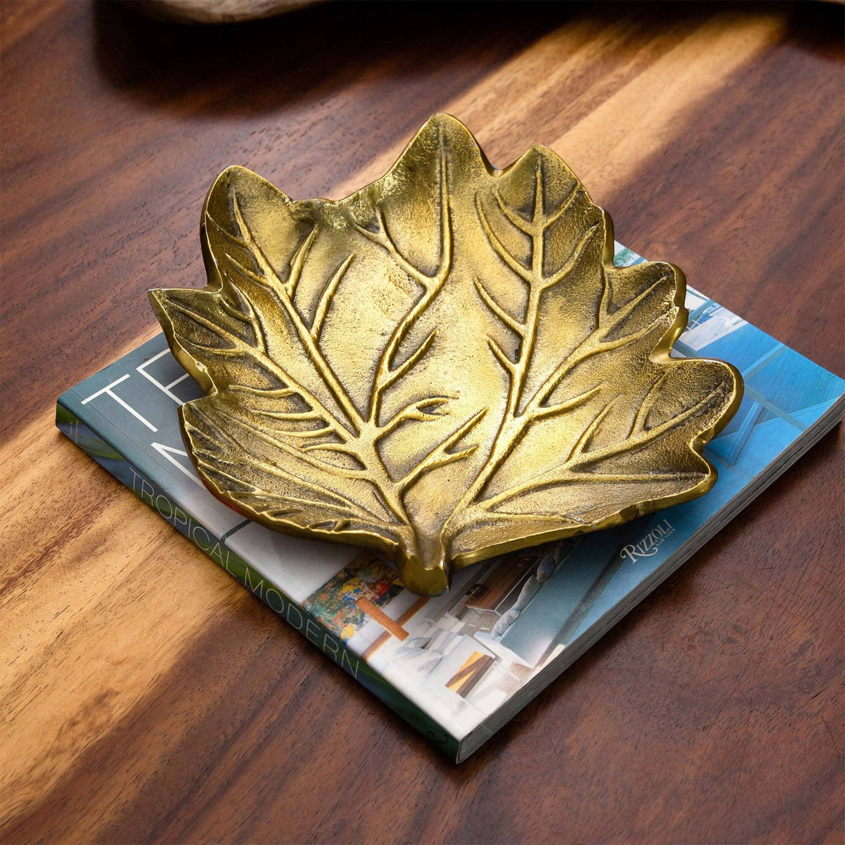 10" Gold Tree of Life Leaf Decorative Accent-Accessory-Parc Decor
