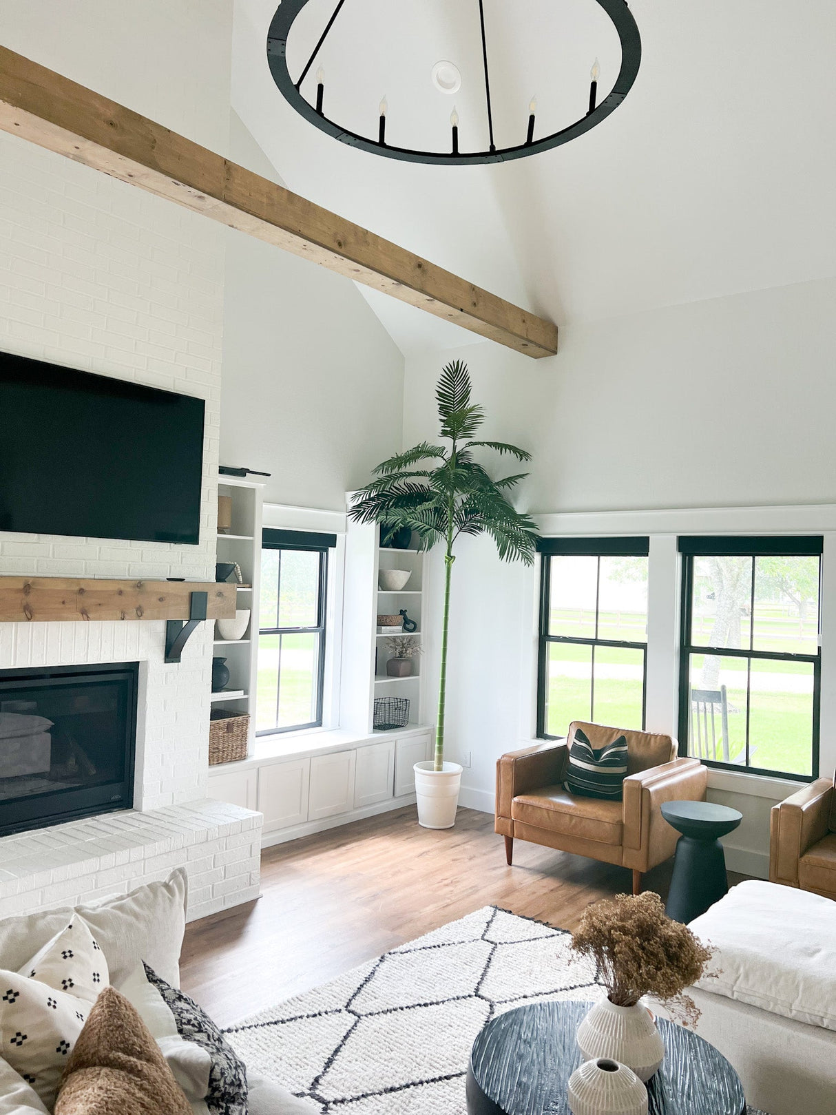 10’ Golden Cane Artificial Palm Tree-Tree-Parc Decor