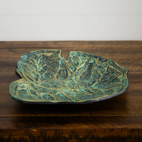 10” Leaf Shaped Decorative Accent-Accessory-Parc Decor