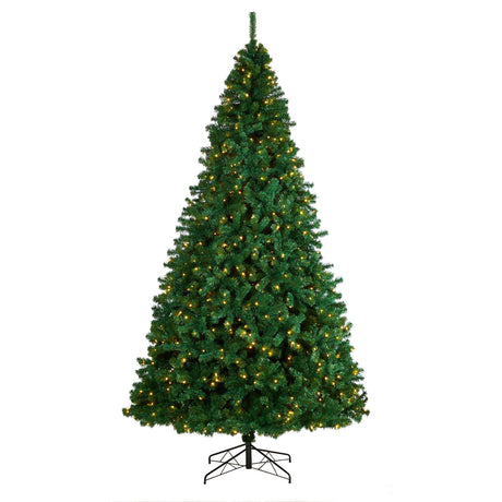 10' Northern Tip Artificial Christmas Tree with 800 Clear LED Lights and 2200 Bendable Branches-Christmas Tree-Parc Decor