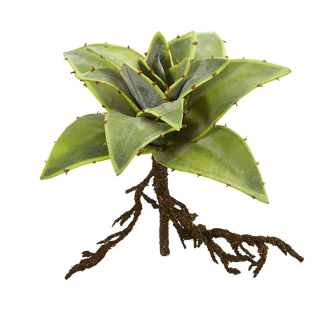 10” Succulent Artificial Plant with Roots (Set of 3)-Stem-Parc Decor