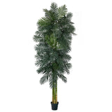 10’ Triple Stalk Golden Cane Artificial Palm Tree-Tree-Parc Decor