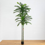 10’ UV Resistant Artificial Double Robellini Palm Tree (Indoor/Outdoor)-Tree-Parc Decor