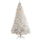 10' White Artificial Christmas Tree with 2200 Bendable Branches and 800 LED Lights-Christmas Tree-Parc Decor