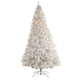 10' White Artificial Christmas Tree with 2200 Bendable Branches and 800 LED Lights-Christmas Tree-Parc Decor