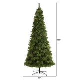 10’ White Mountain Pine Artificial Christmas Tree with 1875 Bendable Branches-Christmas Tree-Parc Decor