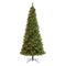 10’ White Mountain Pine Artificial Christmas Tree with 850 Clear LED Lights and Pine Cones-Christmas Tree-Parc Decor