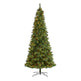 10’ White Mountain Pine Artificial Christmas Tree with 850 Clear LED Lights and Pine Cones-Christmas Tree-Parc Decor