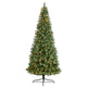 10’ Wisconsin Slim Snow Tip Pine Artificial Christmas Tree with 1050 Clear LED Lights-Christmas Tree-Parc Decor