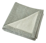 100% Merino Wool Reversible Blanket-Parc Decor
