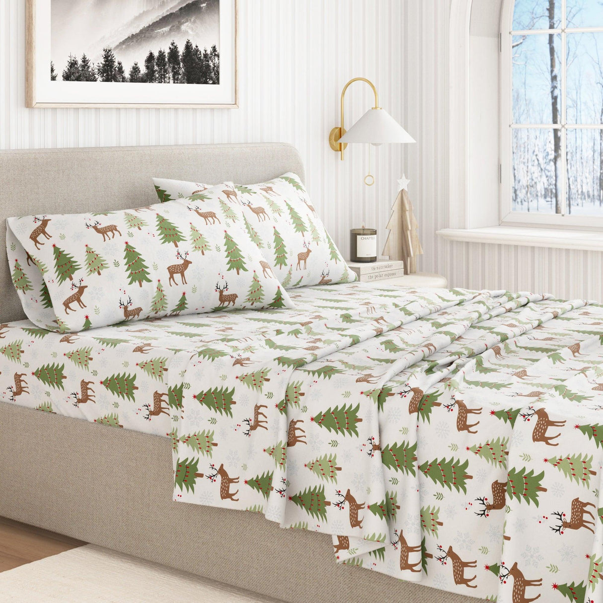 100% Turkish Cotton Flannel Sheet Sets - Boulder Collection