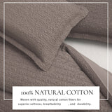 100% Cotton Honeycomb Waffle Duvet Set - Mattea Collection