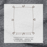 100% Cotton Honeycomb Waffle Duvet Set - Mattea Collection