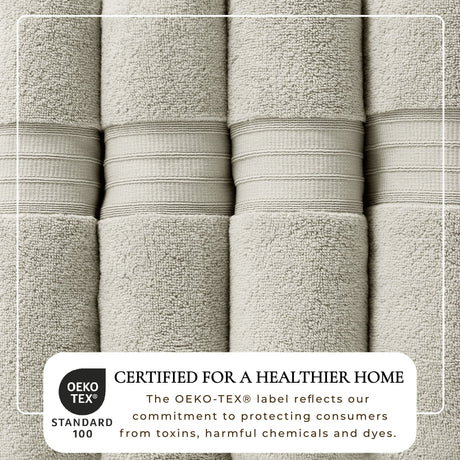 100% Cotton Premium Bath Towel Set - Chiara Collection