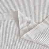 100% Cotton Small Waffle Weave Blanket - Hazel Collection