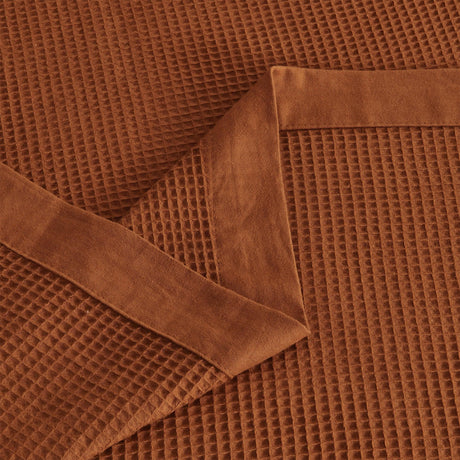 100% Cotton Small Waffle Weave Blanket - Hazel Collection
