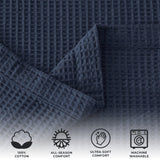 100% Cotton Waffle Weave Blanket - Mikala Collection