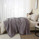 100% Cotton Waffle Weave Blanket - Mikala Collection-Blankets-Parc Decor
