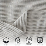 100% Cotton Waffle Weave Blanket - Mikala Collection-Blankets-Parc Decor