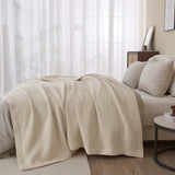 100% Cotton Waffle Weave Blanket - Mikala Collection-Blankets-Parc Decor
